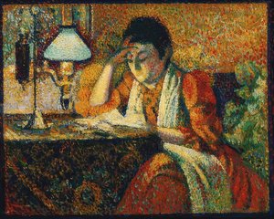 Die Lesende (Läsaren). Um 1888