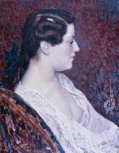 Kvinna med bara bröst, 1907