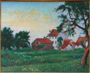 Fourmariers hus i La Hulpe av Georges Lemmen