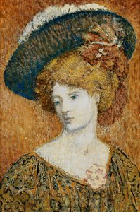 kvinna med hatt; Femme au Chapeau - Kvinna med hatt,