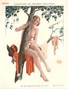 I maj lämna det du gillar, illustration från 