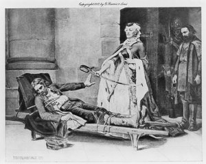 Tadeusz Kosciuszko vägrar svärd som erbjuds av Catherine II, 1883 av Georges Louis Poilleux Saint Ange