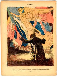 Bajonetten, satirisk i färger av Georges Meunier
