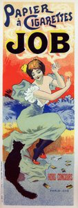 Livsstil. Jobb rullpapper för cigarett. Affisch av Georges Meunier, Frankrike, ca 1895 (affisch)