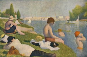 Badande, badande i Asnieres, 1884, 1937.