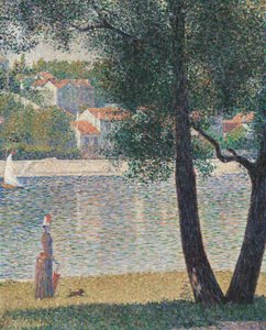 Seinen i Courbevoie, 1885. av Georges Pierre Seurat