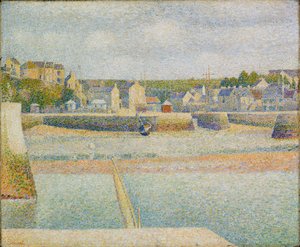 Port-en-Bessin: The Outer Harbor (Low Tide) av Georges Pierre Seurat