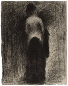 Promenaden, ca 1882 av Georges Pierre Seurat