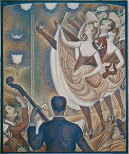 The can-can (olja på duk) av Georges Pierre Seurat