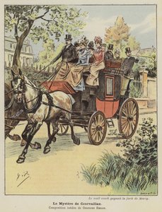 The Mystery of Courvaillan (färg litho)