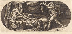 Mars och Venus överraskade av Vulcan av Georges Reverdy