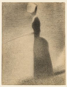 En fiskande kvinna av Georges Seurat