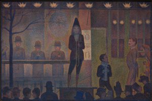Cirkusföreställning av Georges Seurat