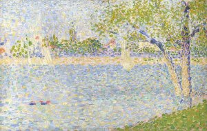 Seinen sett från Grande Jatte. 1888 av Georges Seurat