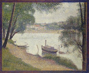 Grått väder, Grande Jatte av Georges Seurat
