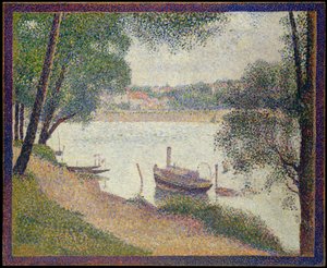 Grått väder, Grande Jatte av Georges Seurat