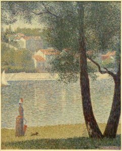 Seinen i Courbevoie av Georges Seurat