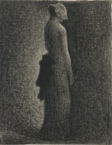 Den svarta slipsen av Georges Seurat