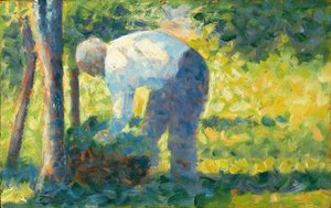 Trädgårdsmästaren, 1882-83 av Georges Seurat