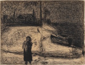The Zone (Utanför stadsmurarna) av Georges Seurat