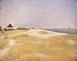Utsikt över Fort Samson, 1885 av Georges Seurat