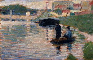 Utsikt över Seine, 1882-83 av Georges Seurat