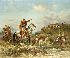 Arabiska krigare till häst,