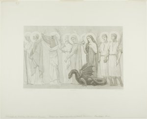 Den heliga Genevièves pastorala liv (höger panel)