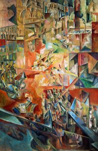 Metropolis, av Georges Yakoulov (1884-1928). Ryssland, 1900-talet. av Georges Yakoulov