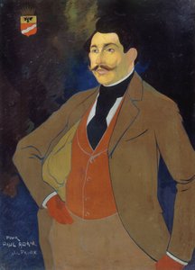 Porträtt av romanförfattaren Paul Adam 1862-1920, ca. 1900.