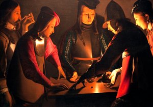 Tärningsspelarna av Georges de La Tour
