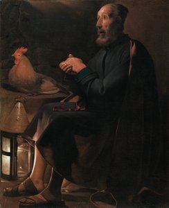 Sankt Peter Ångerfull av Georges de La Tour