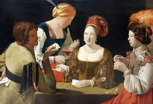 Fusket med diamantens ess, c. 1635 av Georges de La Tour