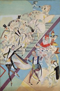 Scenografi för operetten Girofle-Giroflia av Ch. Lecocq, 1922 av Georgy Bogdanovich Yakulov