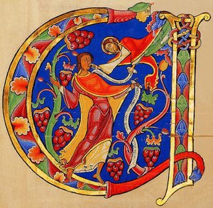 Gud tilltalar Jeremiah, Winchester Bible, 1160-75 (22797800517)
