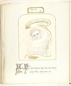 Utan titel [kerub och religiös text], 185568.