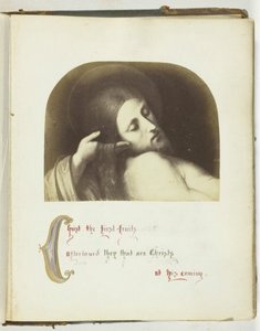Utan titel [illustration av Jesus med bibliskt citat], 185568.