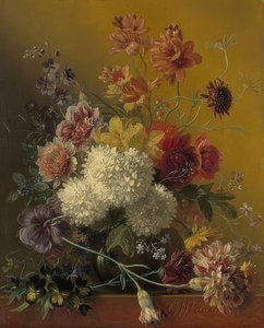 Stilleben med blommor