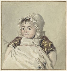 Porträtt av Cornelia Johanna van Os av Georgius Jacobus Johannes van Os