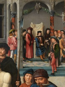 Detalj av flådningen av Sisamnes