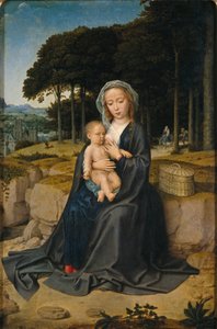 Vila på flygresan till Egypten av Gerard David