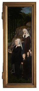 Höger panel av Kristi dop, c.1502-08 (olja på panel) av Gerard David