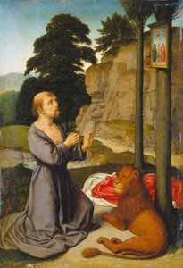 Sankt Hieronymus i öknen av Gerard David