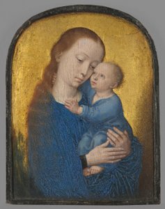 Del av en diptyk: Maria med barnet av Gerard David