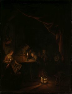 Nattskolan av Gerrit Dou