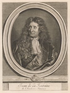 Jean de La Fontaine, ur boken Les hommes illustres..., vol. I, av Charles Perrault av Gérard Edelinck