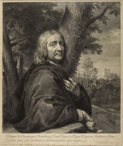 Philippe de Champaigne (Robert-Dumesnil VII, 239, nr 164, tillstånd I) av Gérard Edelinck