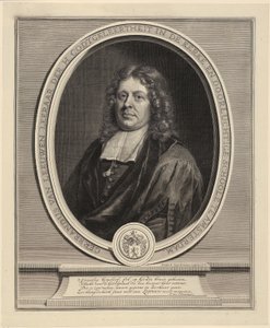 Porträtt av Jules-Paul de Lionne av Gérard Edelinck