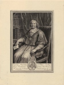 Porträtt av Raimond Poisson av Gérard Edelinck