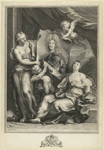 Porträtt av Pierre Vincent Bertin av Gérard Edelinck